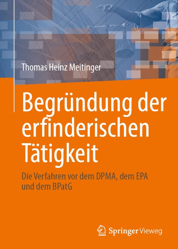 Begründung der erfinderischen Tätigkeit Buchcover